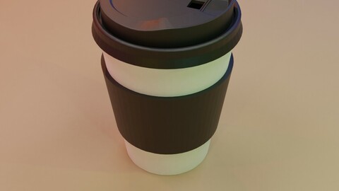 COFFEE CUP TOOTHPASTE CAP