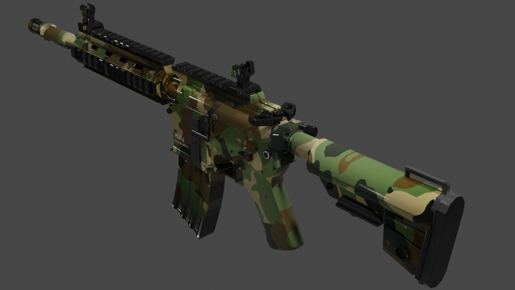 ArtStation - m416 3D Model | Game Assets