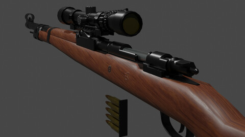 Kar98k 3D Model