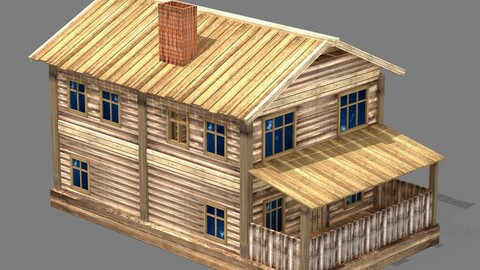 Wooden board building - private room 04