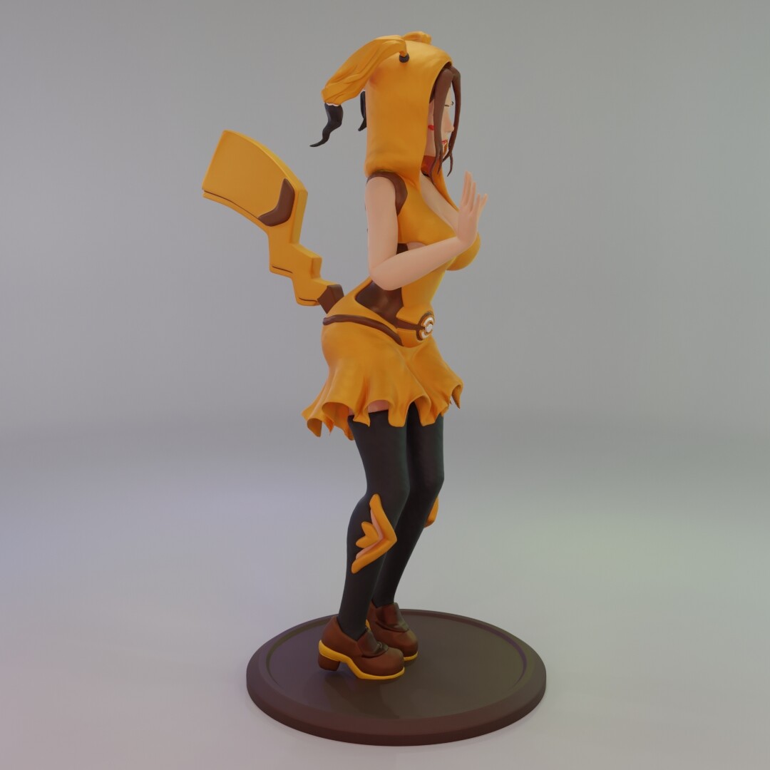 ArtStation - POKEMON GIRL - PIKACHU | Resources