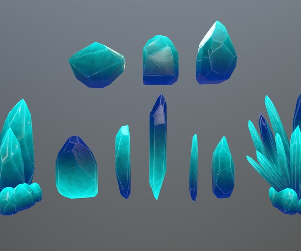 ArtStation - Crystal Set | Game Assets