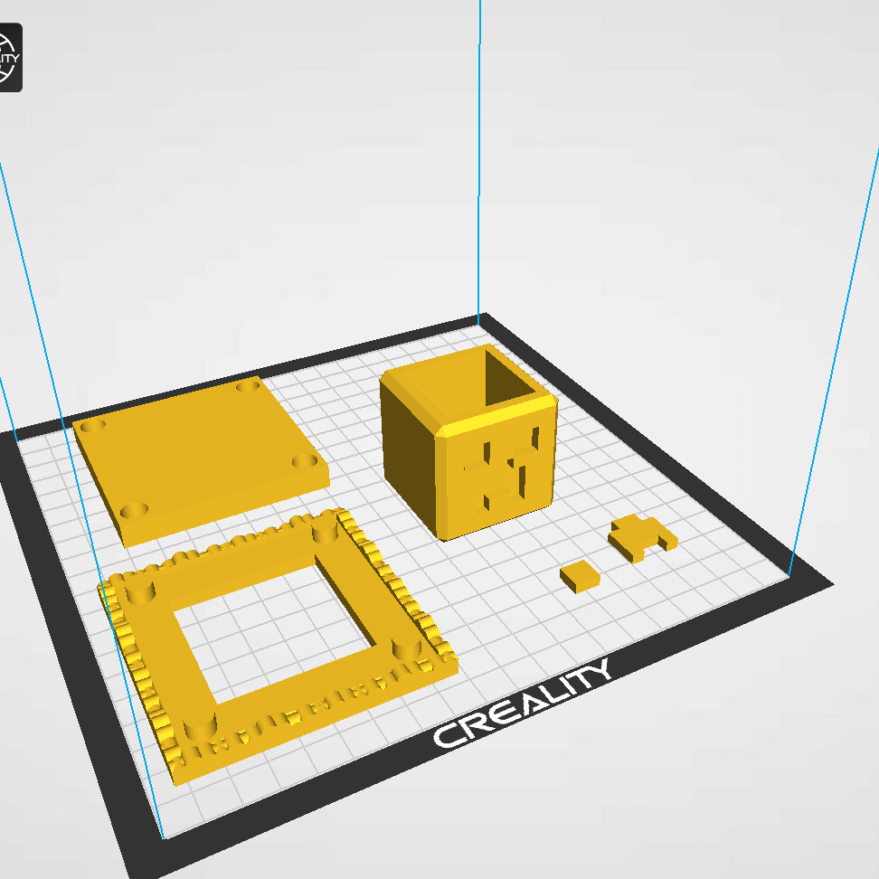ArtStation MINECRAFT PLANTER BOX (CREEPER) Resources