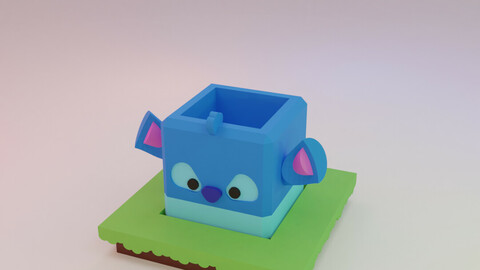 TSUM TSUM PLANTER BOX (STITCH)