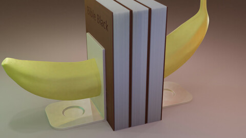 BANANA BOOKENDS