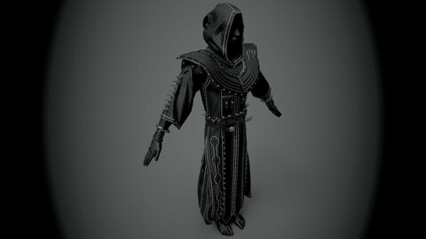 Dark Mantle with spikes