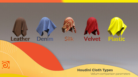 Houdini vellum fabric types comparison
