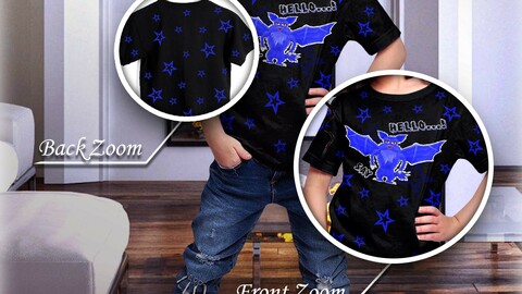 Bat Cute (T-Shirt Character)