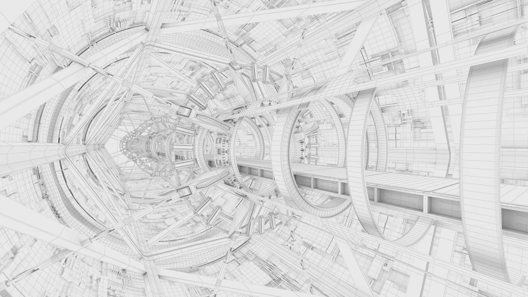 ArtStation - scifi space Corridor Bridge Tunnel | Resources