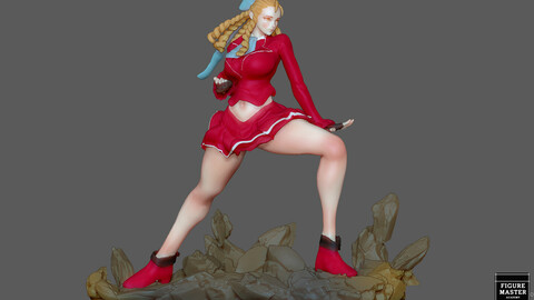 KARIN KOF KING OF FIGHTERS GAME CHARACTER GIRL 3D print model