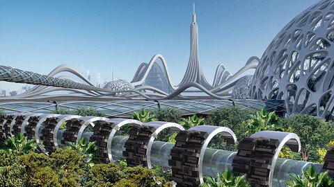 Futuristic City 13. Organic Architecture