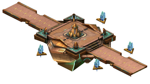 Crystal-energy altar