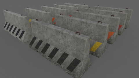 PBR Concrete Barrier V4