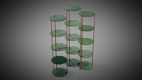 Long Playing étagère 3 columns by Eponimo