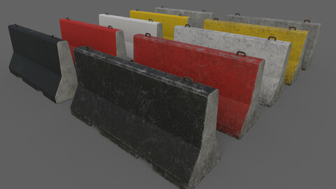 PBR Concrete Barrier V5