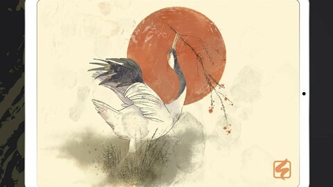 Asian ink Procreate brush