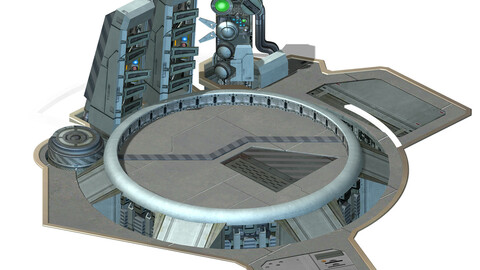 Space Warehouse - Ground Warehouse Door 02