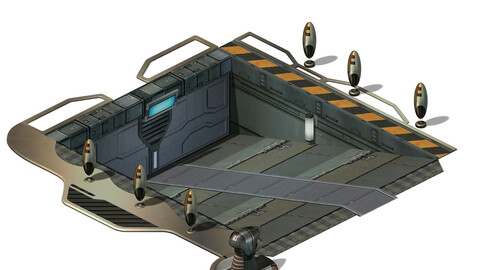 Space-garage entrance