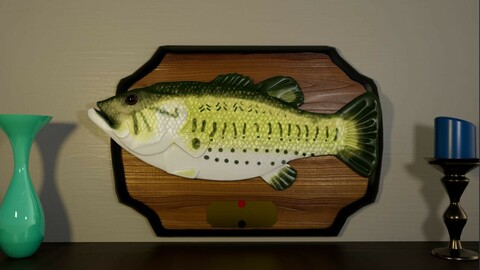 Rigged Singing Fish