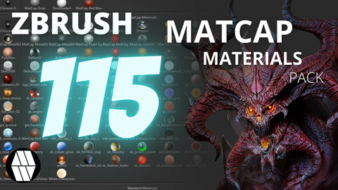 FREE ZBrush Matcap Materials