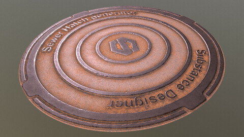 Procedural Sewer Manhole