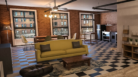 Downtown NY Living Room
