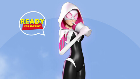 Refreshment with Spider-Gwen