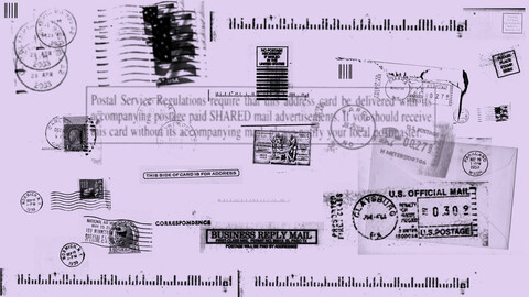 A set of brush stamps