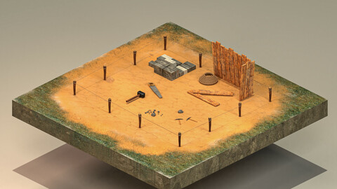 Building Foundation 4 3D Model