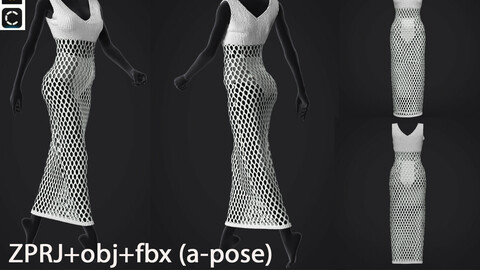 Digital summer dress