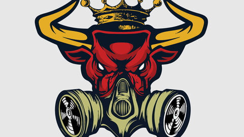 This Is Bull Mask Logo Art