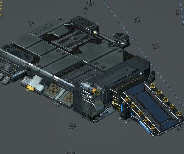 ArtStation - Spacecraft - Ground Platform 06 | Game Assets