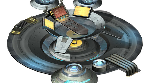 Space Ship - Ground Small Objects 03