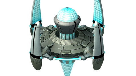 Space-air supply station 02