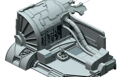 Space Station - Interior Wall 01