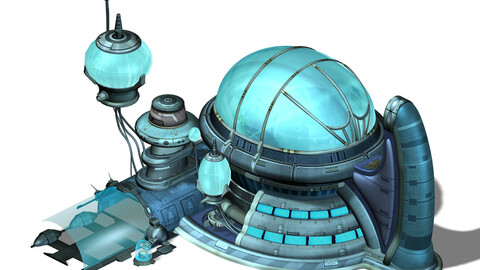 Future World - Undersea Building 01