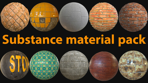 Substance material pack