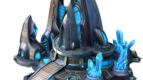 Future World - Crystal Energy - Architecture