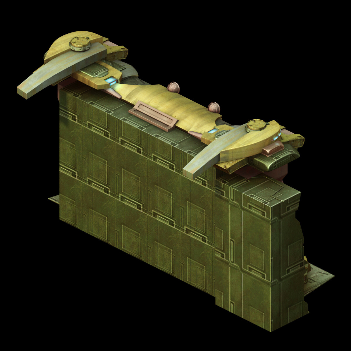 ArtStation - New Area - Underground Wall Entrance 02 | Game Assets