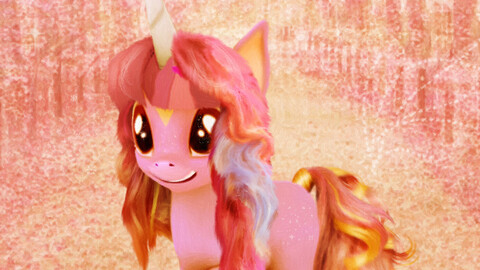 The little pink unicorn