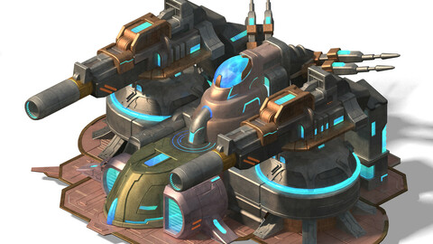 Spaceship - guardian turret 02