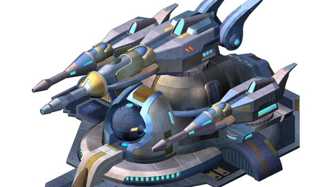 Spaceship - guardian turret 04