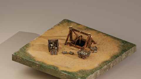 Gold Mine Level 1 3D Model