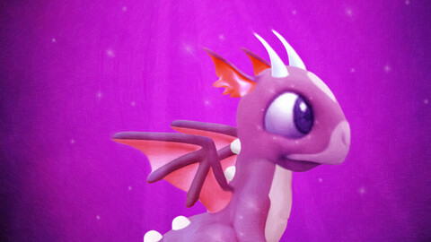 The little purple dragon