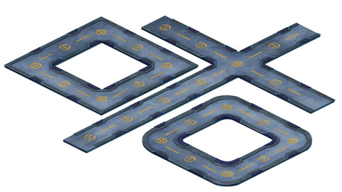 City State Building - Scene Pavement 03