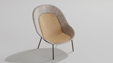 Nook PET Felt Lounge Chair by De Vorm