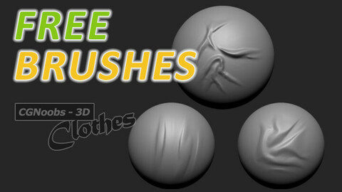 FREE ZBrush Wrinkles Brushes