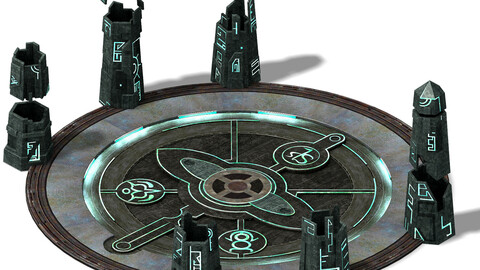 Heterogeneous - mysterious stone column 02