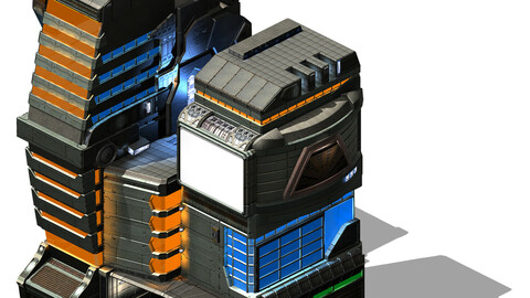 Different dimension world - city hall