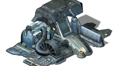 Machinery - Spacecraft - Functional Objects 03